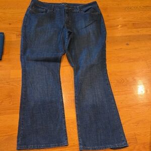 Lee Women's Dark Indigo Flare Jeans